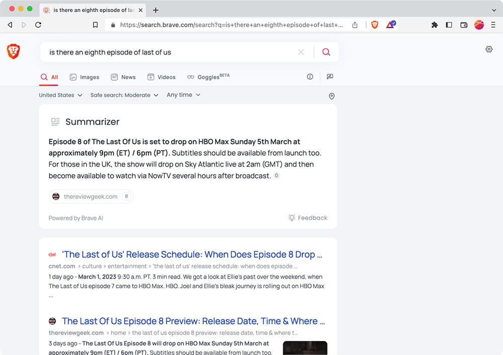 'Is there an eighth episode of last of us?'