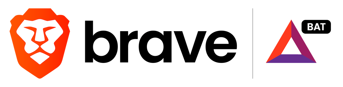 Brave & Basic Attention Token logo lockup