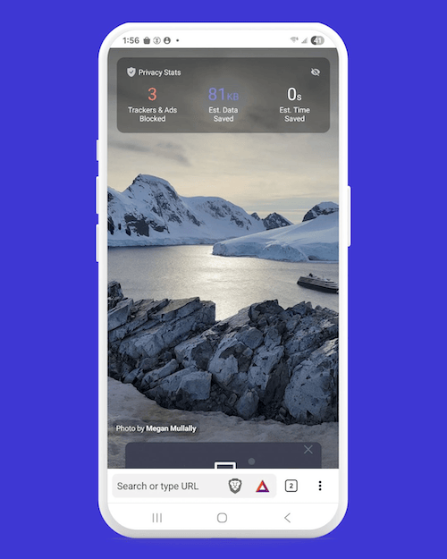 Address bar moved to the bottom of the browser
