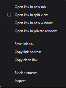 r/brave_browser - How can I disable the "Open link in split view" from the right-click context menu?